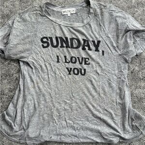 Wildfox Heather Gray Tee